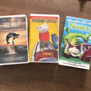VHS movie lot
